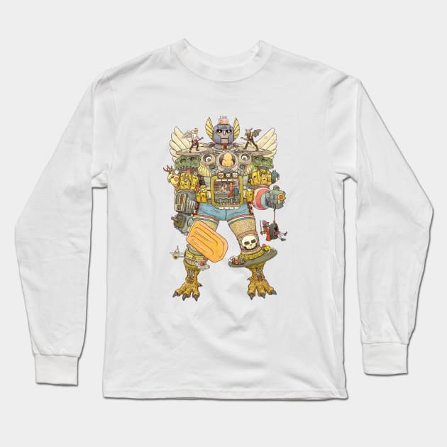 Creamsicle Warrior Long Sleeve T-Shirt by jesse.lonergan